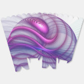 美しいスウィングモダン抽象芸術フラクタルアートピンク フェイバーボックス (見開き)