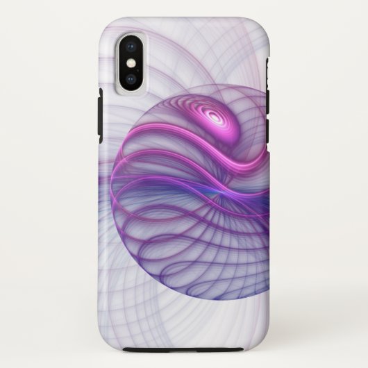 美しいスウィングモダン抽象芸術フラクタルアートピンク Case-Mate iPhoneケース (裏面)