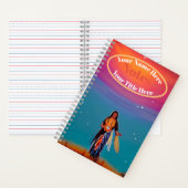 美しいスカイスパイラルノート ノートブック (内側)