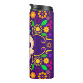 美しいスカルとフラワーズディアデロスムエルトス タンブラー (回転右)