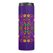 美しいスカルとフラワーズディアデロスムエルトス タンブラー (裏面)