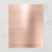 美しいスキニーラッシュメイクアップスタイリスト眉毛 チラシ (裏面)