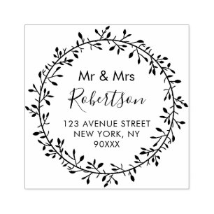 美しいスクリプトアドレス ラバースタンプ