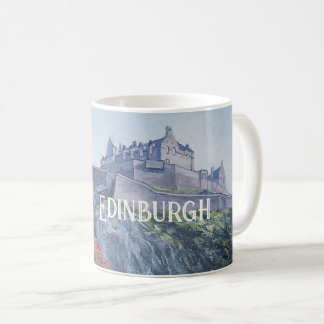 美しいスコットランドエディンバラ城素晴らし芸術 コーヒーマグカップ