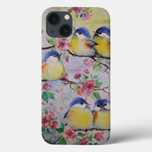 美しいスズメiPhoneケース春 Case-Mate iPhoneケース (裏面)