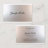 美しいスタイリッシュサロンメイクアップアーティストトレンディーテンプレート 名刺 (正面/裏面)