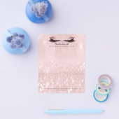 美しいスタジオラッシュメイクアップスタイリストアーティストピンク チラシ (シングル)