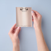 美しいスタジオラッシュメイクアップスタイリストアーティスト チラシ (手)