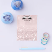 美しいスタジオラッシュメイクアップスタイリストグリルピンク チラシ (シングル)