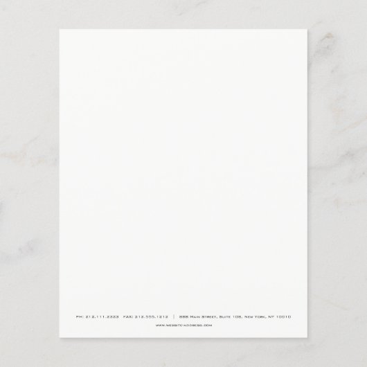 美しいスタジオラッシュメイクアップスタイリストピンクホワイト チラシ (裏面)