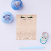 美しいスタジオラッシュメイクアップスタイリスト金ゴールド赤面 チラシ (シングル)