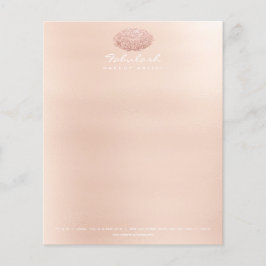 美しいスタジオリップキスメイクアップスタイリストアーティスト チラシ