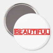 美しいスタンプ マグネット (正面/裏面)