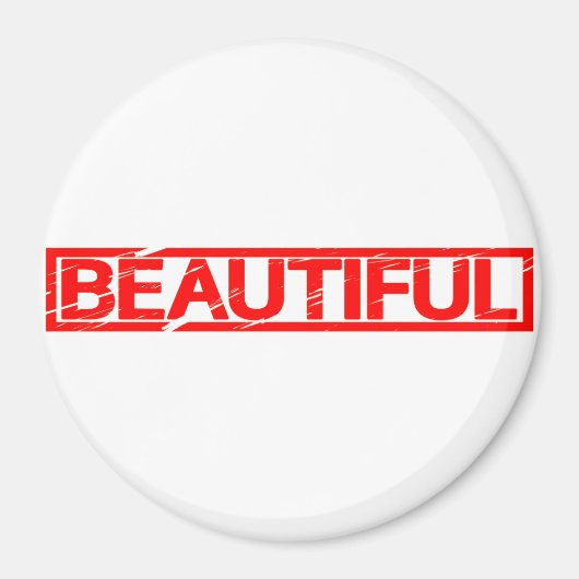 美しいスタンプ マグネット (正面)