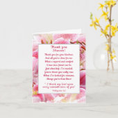 美しいスターリリー 感謝の気持ちを込めて クリスチャンの友へ カード (黄色い花)