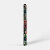 美しいスチームパンクをテーマにしたギアとバラ SAMSUNG GALAXYケース (右側面)