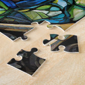 美しいステンドグラスアートパズル ジグソーパズル (側面)