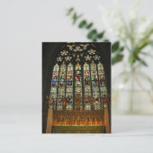 美しいステンドグラス窓ポストカード ポストカード (スタンド正面)