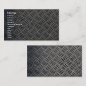 美しいステンレス鋼 名刺 (正面/裏面)