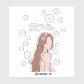 美しいスナップショットのカスタマイズ シール (シート)