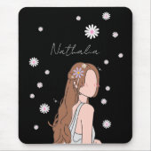 美しいスナップショットのカスタマイズ マウスパッド (正面)