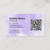 美しいスパエステティシャン 名刺 (正面)