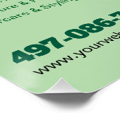 美しいスパカスタム光沢ポスター ポスター (コーナー)