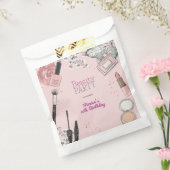 美しいスパガーリーほこりっぽいバラ誕生日パーティー フェイバーバッグ (封をした状態)