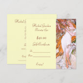 美しいスパギフト券 (正面/裏面)