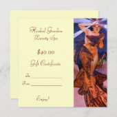 美しいスパギフト券 (正面/裏面)