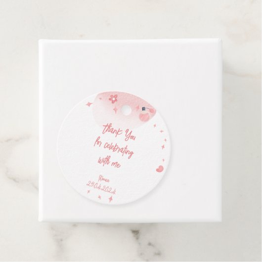 美しいスパグリッツとグラム誕生日パーティー感謝していユー フェイバータグ (インサイチュ)