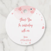 美しいスパグリッツとグラム誕生日パーティー感謝していユー フェイバータグ (正面)