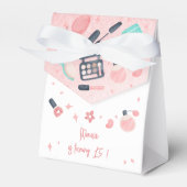 美しいスパグリッツとグラム誕生日パーティー フェイバーボックス (正面サイド)