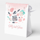 美しいスパグリッツとグラム誕生日パーティー フェイバーボックス (裏面サイド)