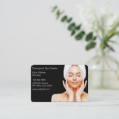 美しいスパサロン名刺 名刺 (スタンド正面)