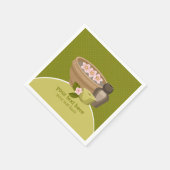 美しいスパサロン スタンダードカクテルナプキン (角)