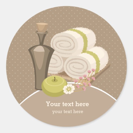 美しいスパサロン ラウンドシール (正面)