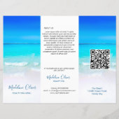 美しいスパメニュー海シーテンプレート (裏面)