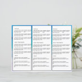 美しいスパメニュー海シーテンプレート (スタンド正面)