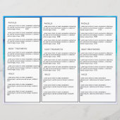 美しいスパメニュー海シーテンプレート (正面)