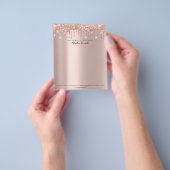 美しいスパークリーブレスメイクアップスタイリストイベントプランナー チラシ (手)