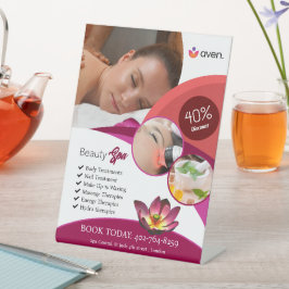 美しいスパ台座標識 台座サイン