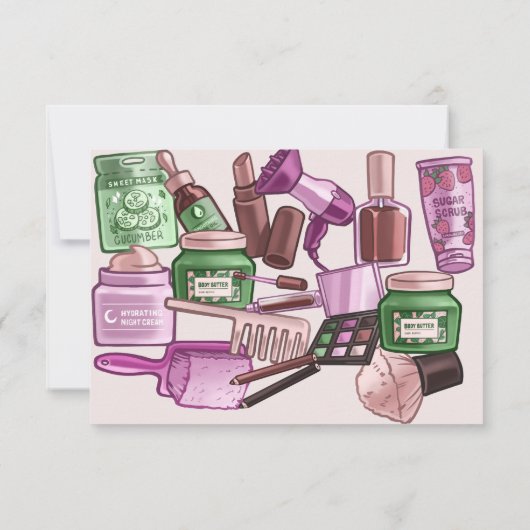 美しいスパ誕生会 サンキューカード (裏面)