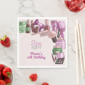 美しいスパ誕生会 スタンダードランチョンナプキン (インサイチュ)