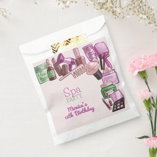 美しいスパ誕生会 フェイバーバッグ (封をした状態)