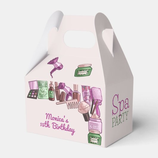 美しいスパ誕生会 フェイバーボックス (裏面サイド)