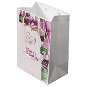 美しいスパ誕生会 ミディアムペーパーバッグ (裏面アングル)