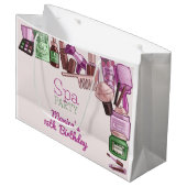 美しいスパ誕生会 ラージペーパーバッグ (正面アングル)