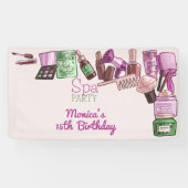 美しいスパ誕生会 横断幕 (横)