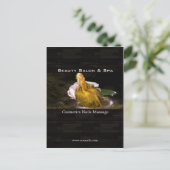 美しいスパ1 – はがき (スタンド正面)